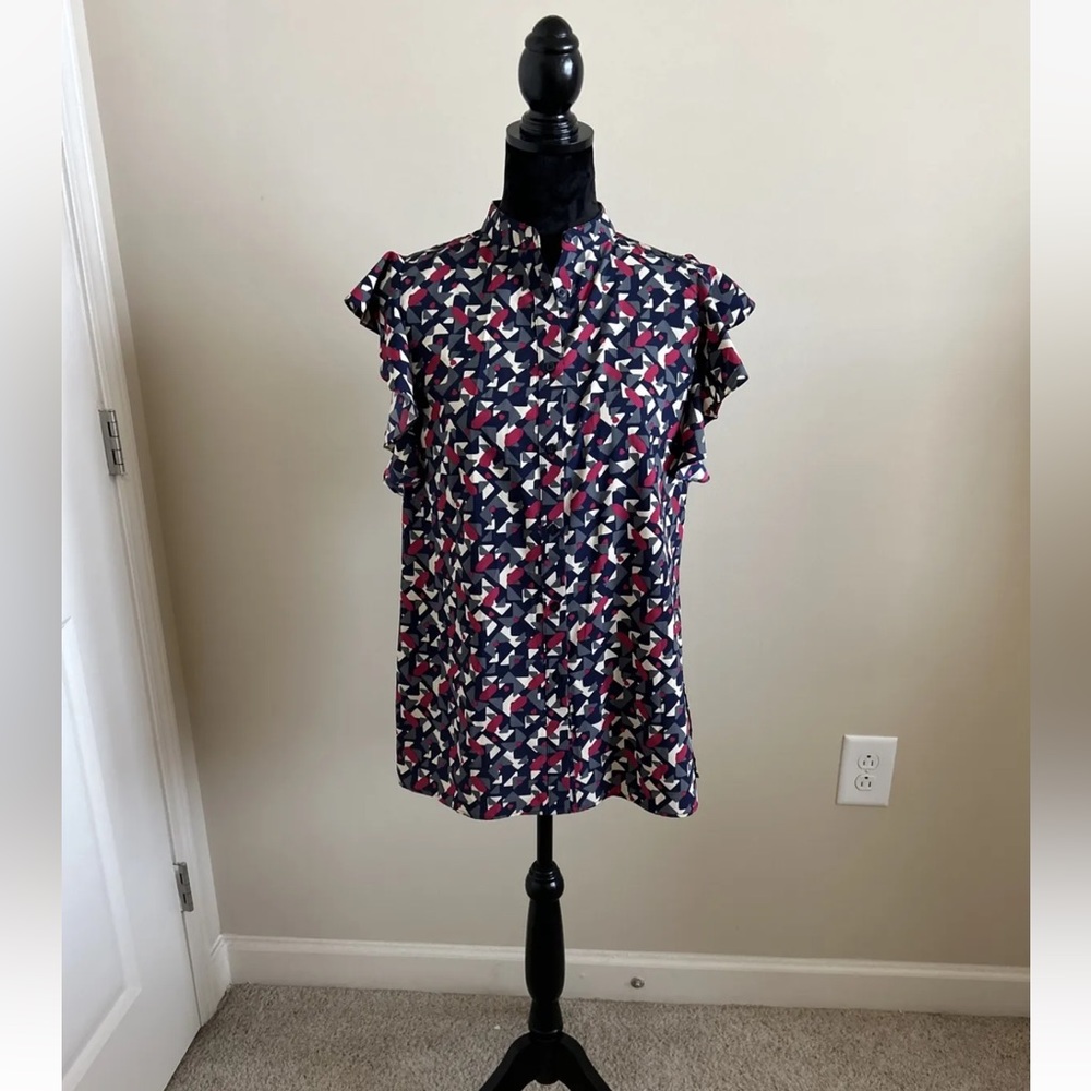 Lauren Ralph Lauren Women’s Multi-Color Blouse Size Medium EUC